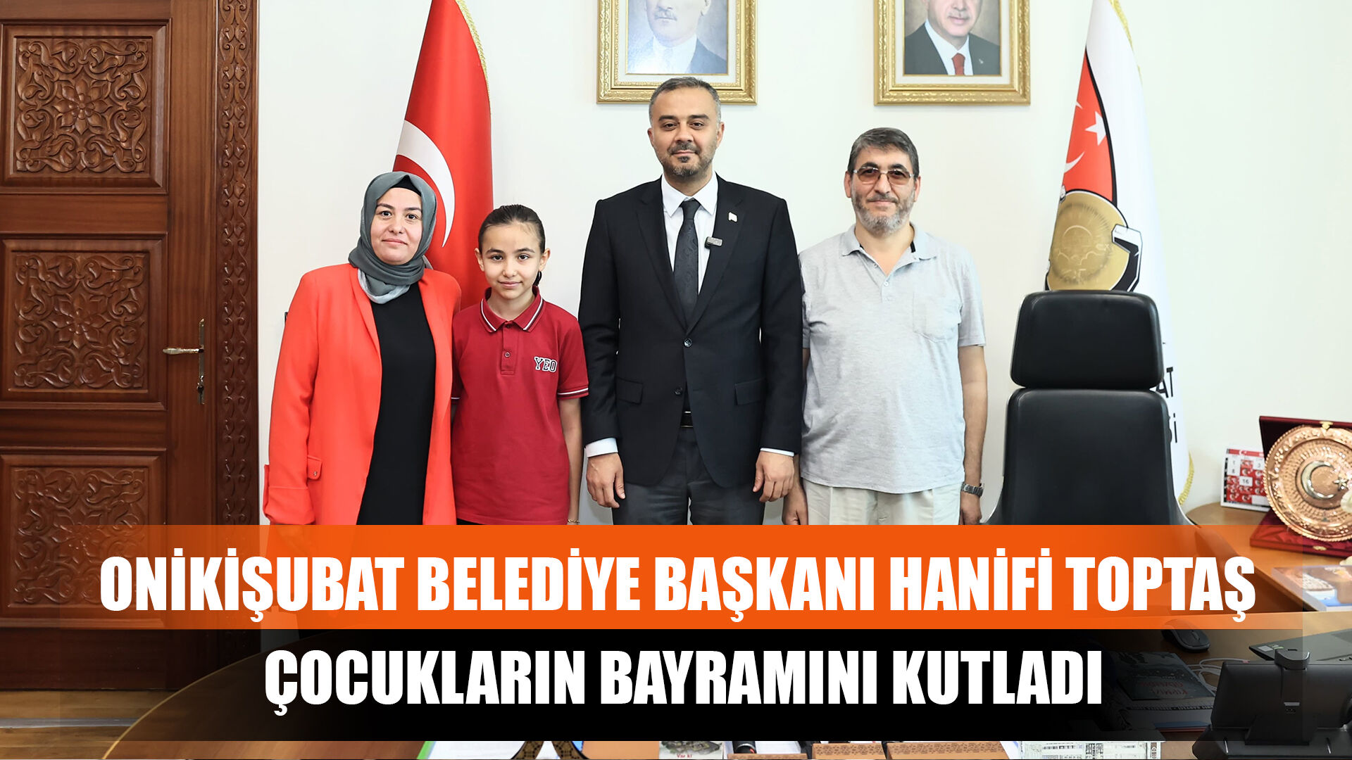 Onikişubat Belediye Başkanı Hanifi Toptaş Çocukların Bayramını Kutladı