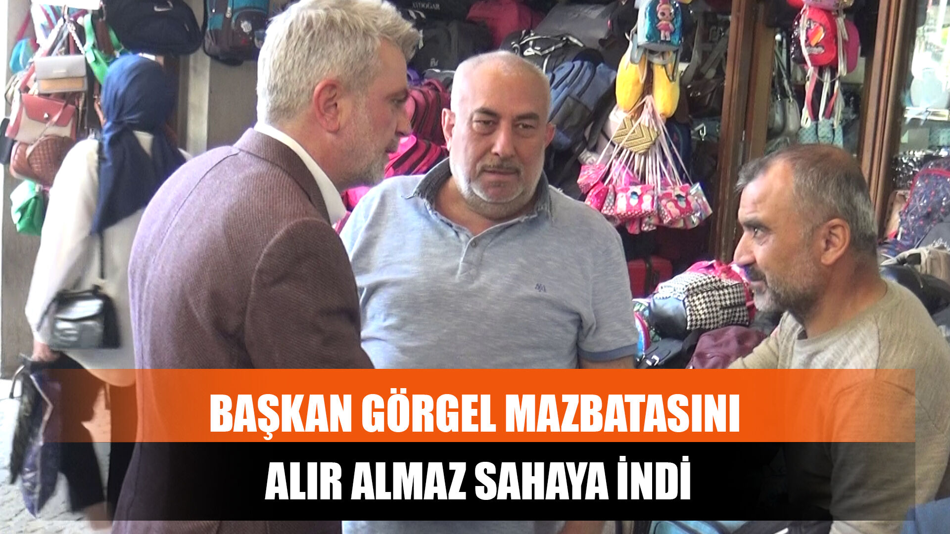 Başkan Görgel Mazbatasını Alır Almaz Sahaya İndi