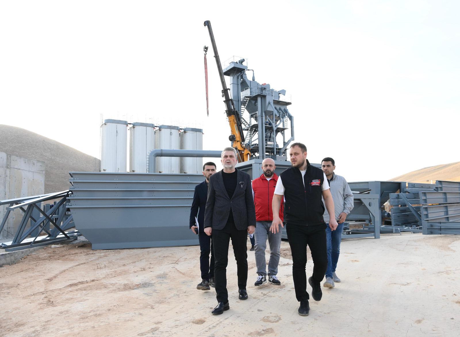 Kuzey İlçeler Asfalt Üretim Tesisi’nde Son Aşama