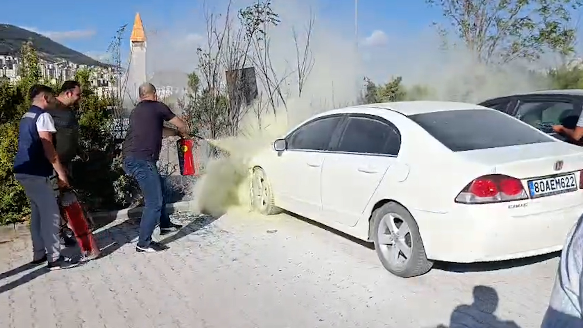 Maraş Araç Yangini 2