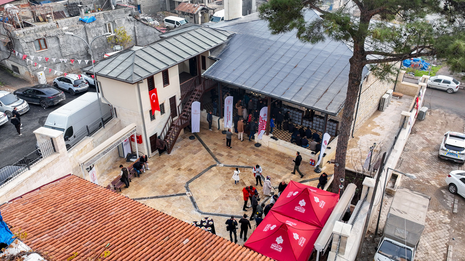Durakli Camii Ibadete Acilis Havadan C.k 15