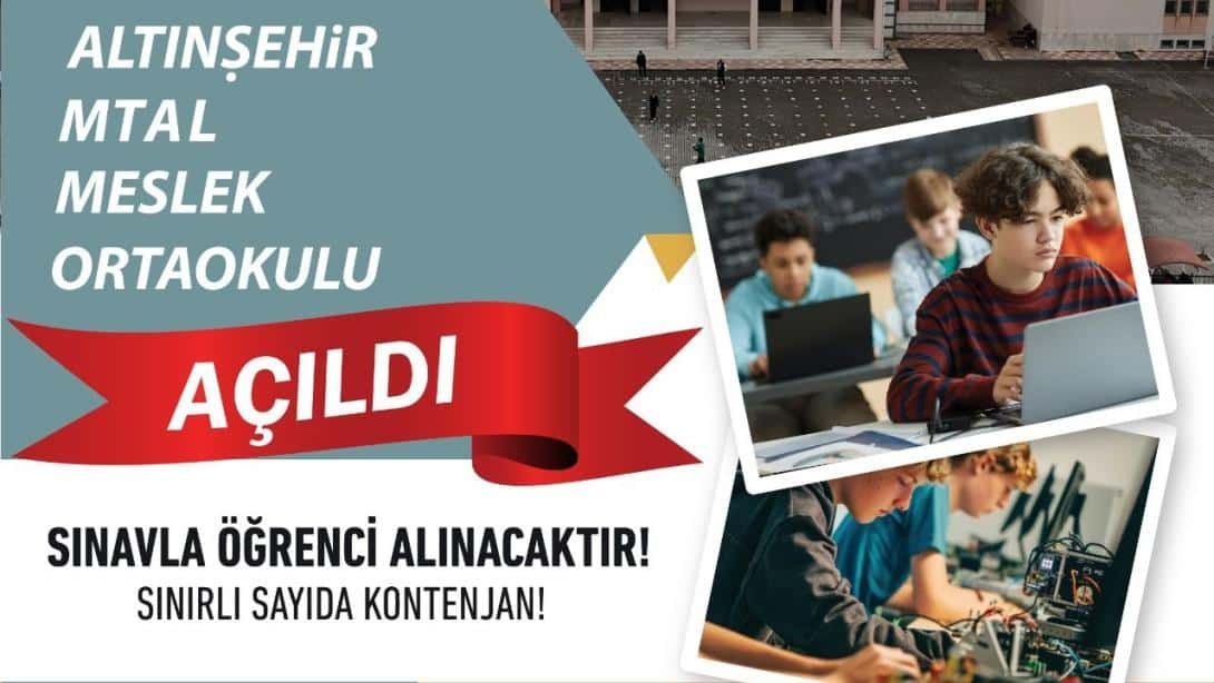 Kahramanmaraş’ta Bir İlk Daha Gerçekleşiyor: Mesleki Ortaokul Açılıyor!