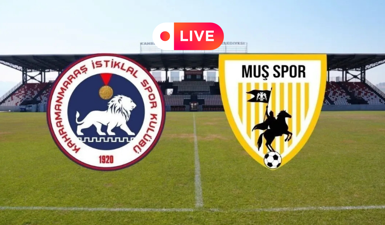 Kahramanmaraş İstiklal Spor- Muş Spor Kulübü Maçı CANLI İzle