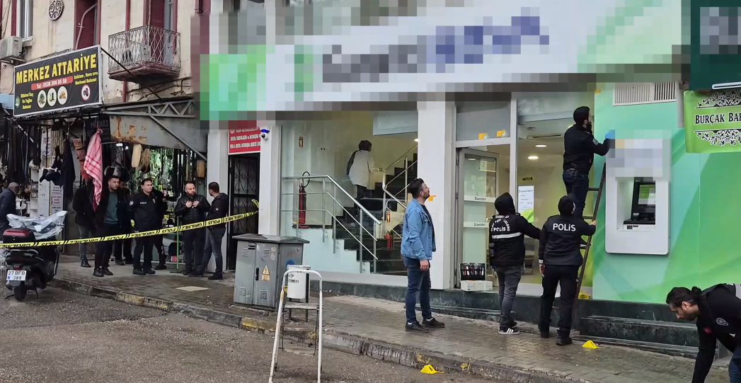 Gaziantep'te banka şubesine silahlı saldırı!
