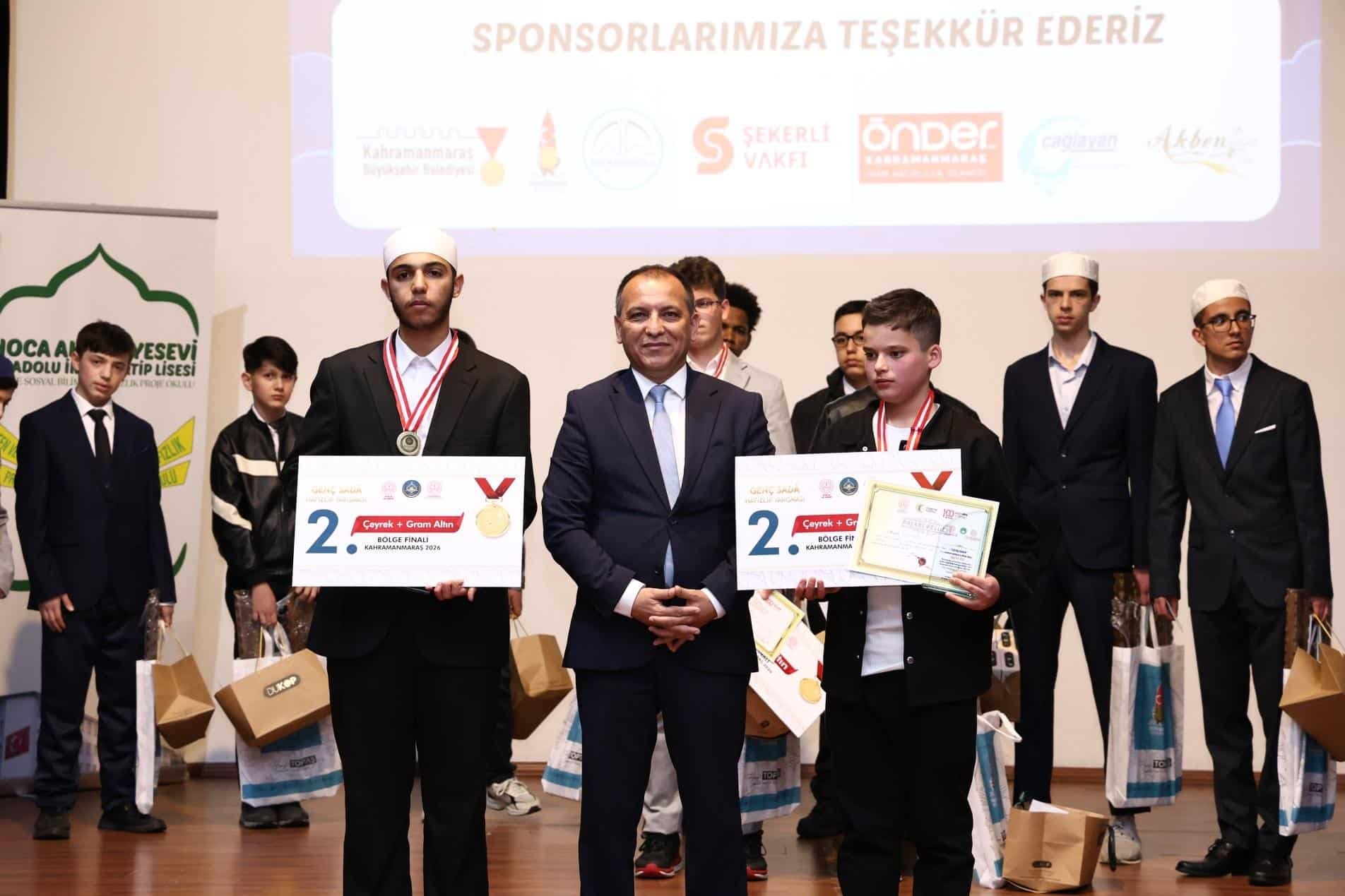 Genç Sadâ Hafızlık Yarışması Bölge Finalleri Kahramanmaraş'ta Tamamlandı