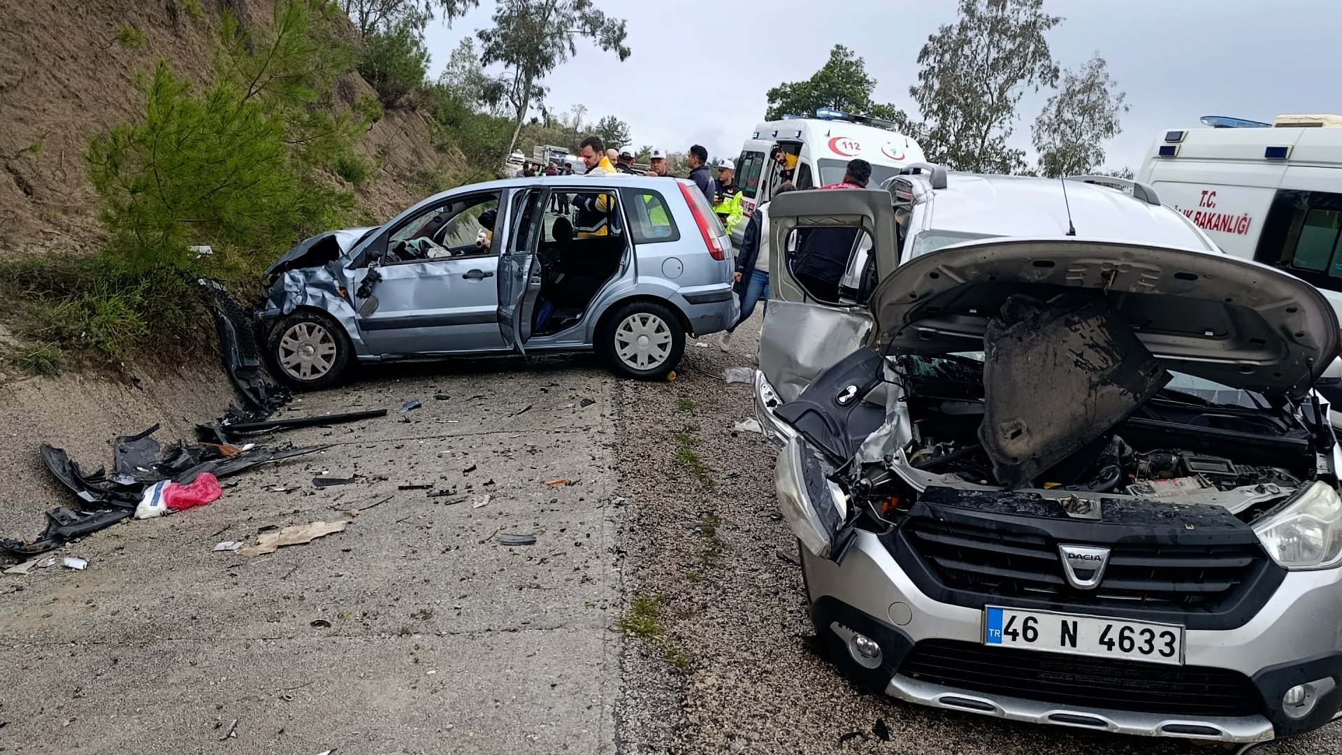 Kadirli-Andırın yolunda kaza