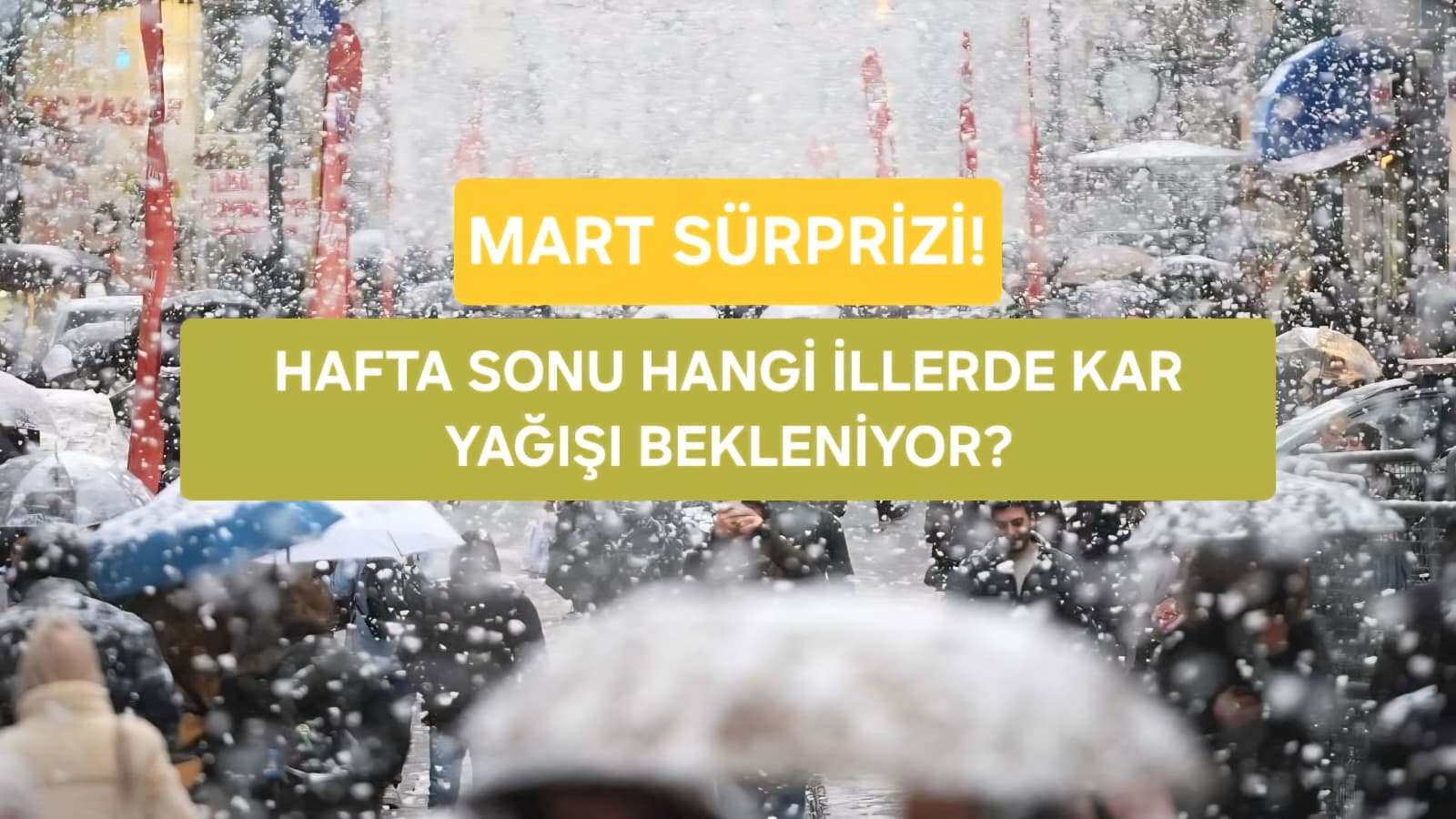 Hafta sonu hava nasıl olacak? Kar geri geliyor!