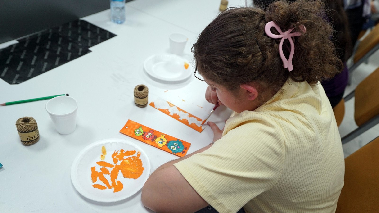 Kahramanmaraş'ta Miniklere Özel “Kitap Ayracı Hazırlama Atölyesi” Düzenlendi