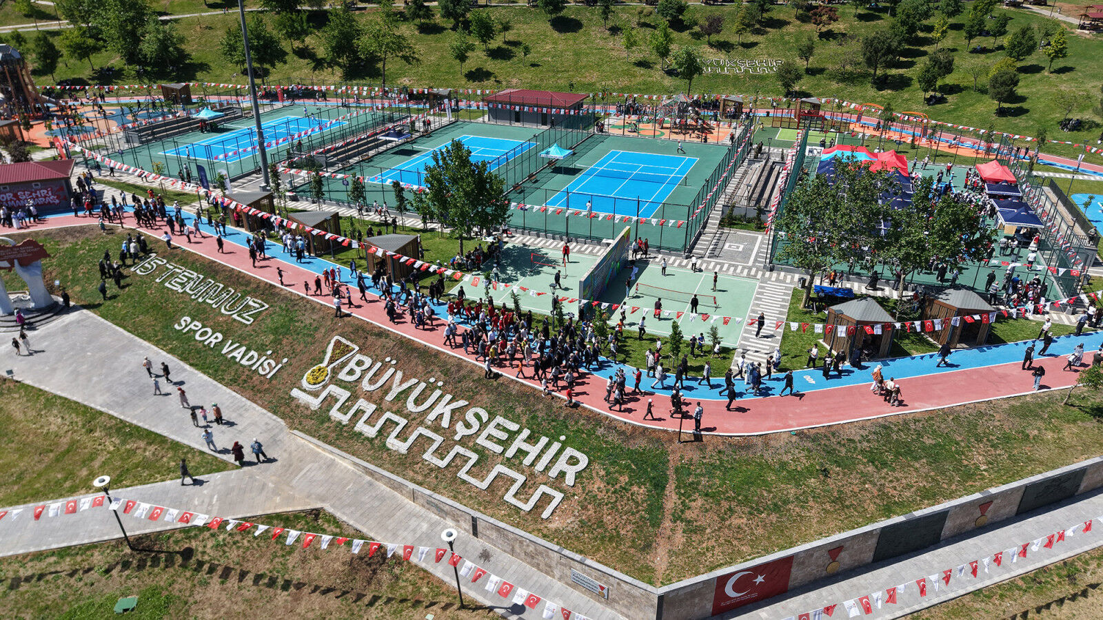 15 Temmuz Spor Vadisi Havadan 1