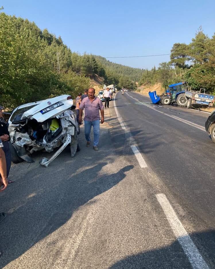 K Maraş Onikişubat Yenidemir Köyünden Yenidemir Köprüsüde Kaza Iki Kişi Yaralı Geçmiş Olsun (2)