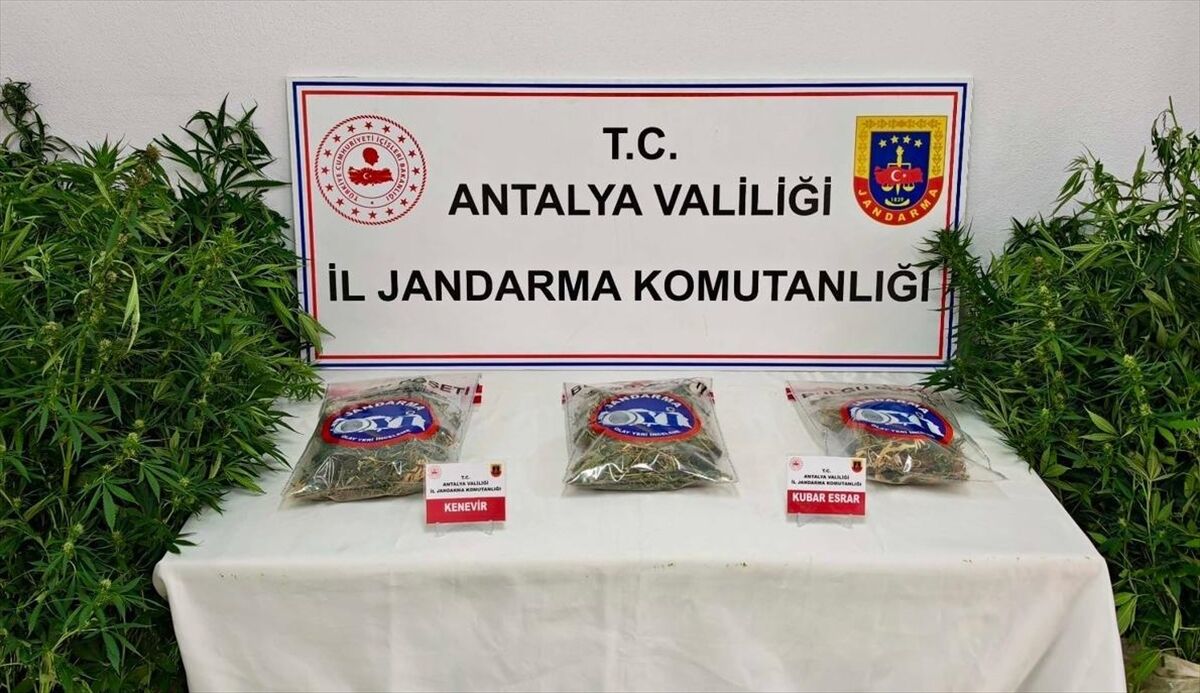 Antalya'da uyuşturucu operasyonunda yakalanan zanlı tutuklandı