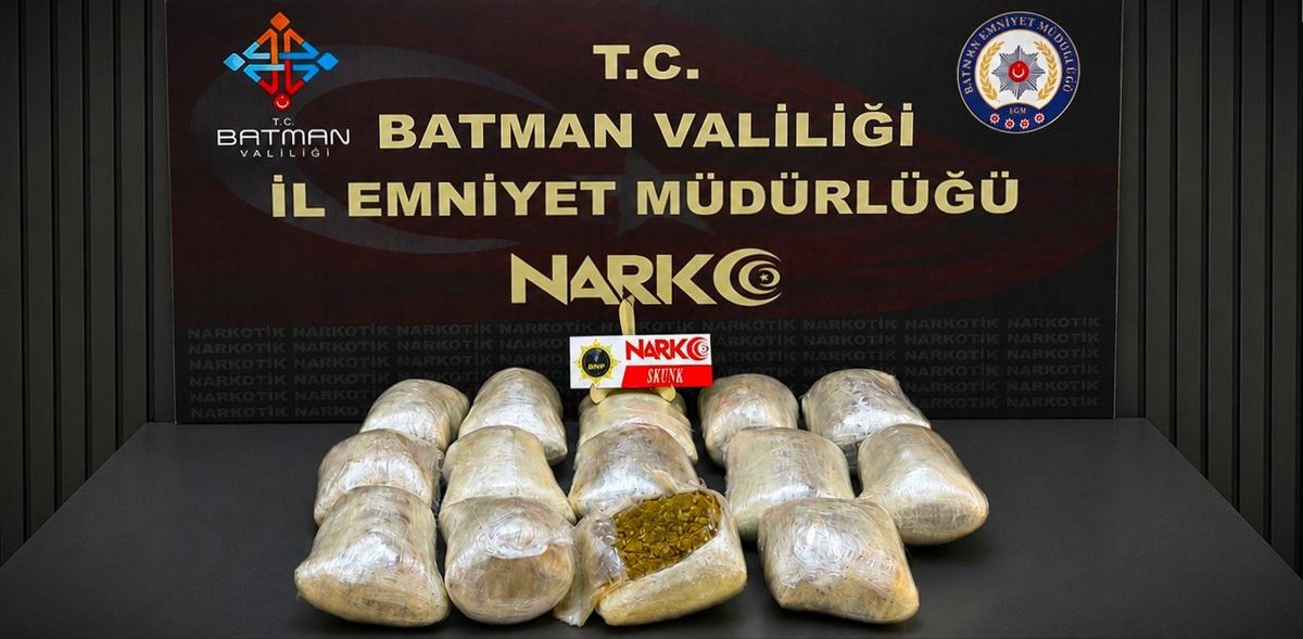 Batman'da uyuşturucu operasyonunda yakalanan 2 şüpheli tutuklandı