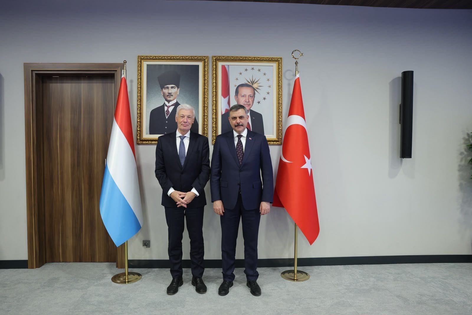 İçişleri Bakanlığı’nda Üst Düzey Zirve! Bakan Çiftçi Lüksemburg Meclis Başkanı’nı Ağırladı