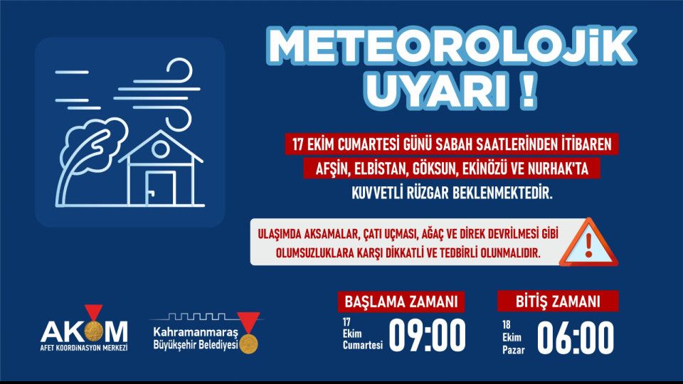Kuvvetli Ruzgar Uyarisi