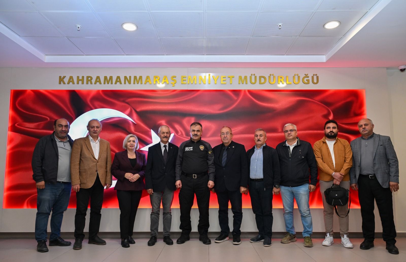 Kahramanmaraş Gazeteciler Cemiyeti’nden Emniyet Müdürü Beyti Kalaycı'ya Ziyaret