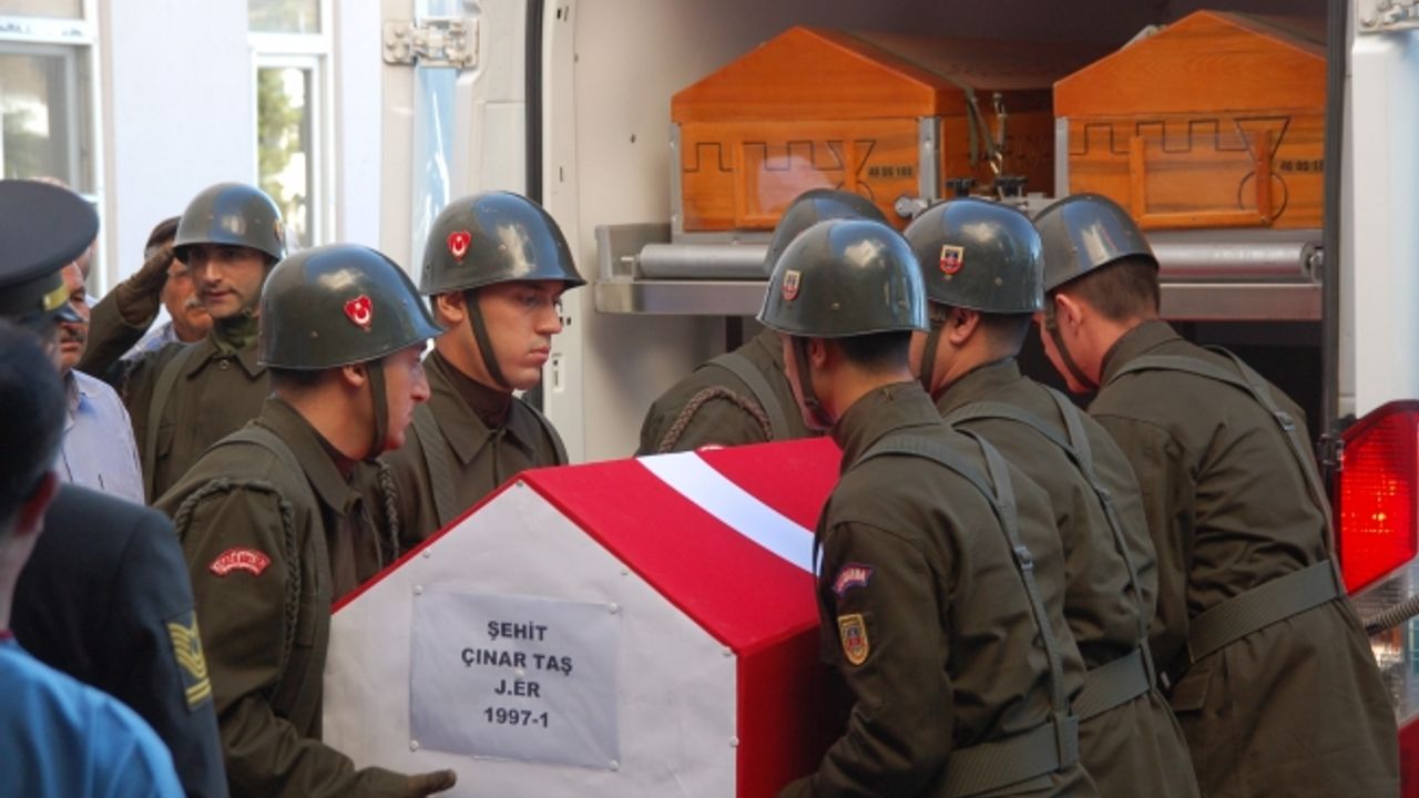 Jandarma Er Taş’ın naaşı Kahramanmaraş'a getirildi