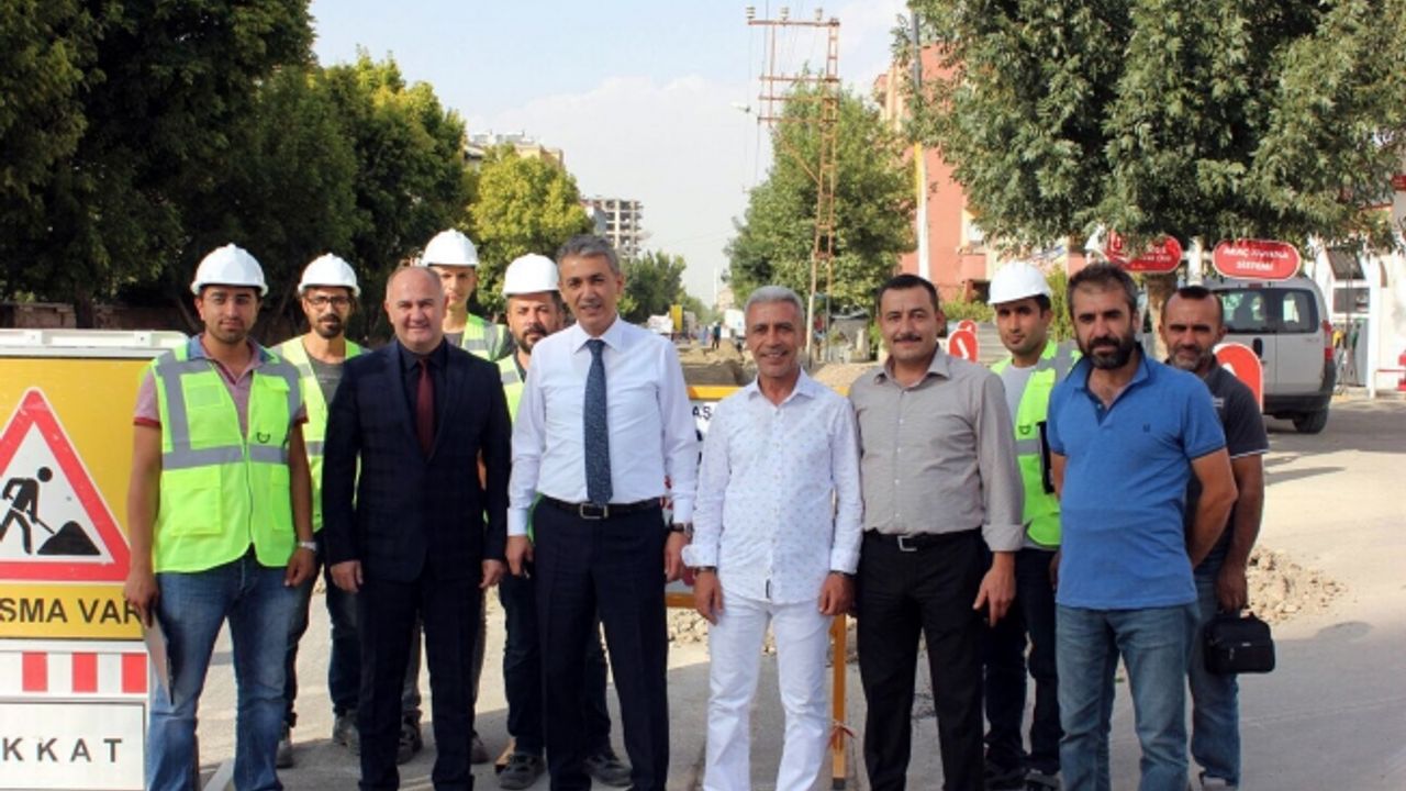 Elbistan'daki doğalgaz çalışmaları devam ediyor
