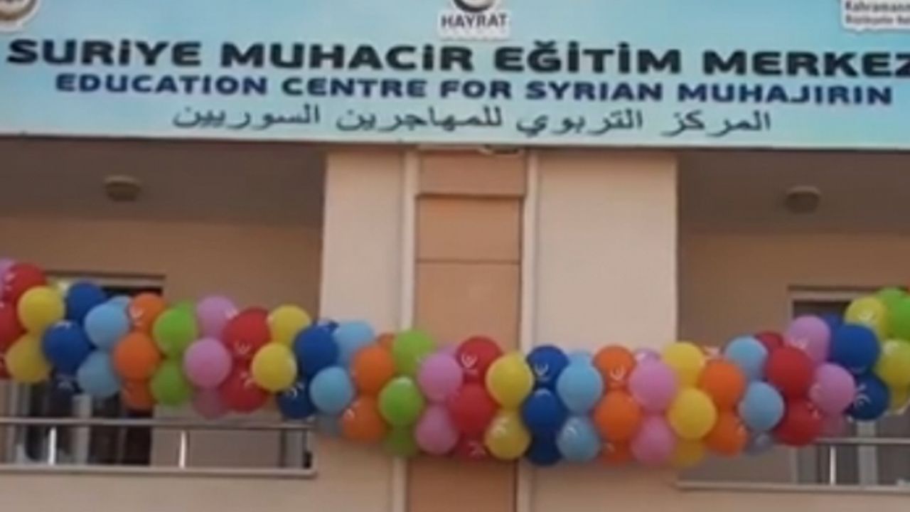 Suriyeli Öğrenciler İçin Eğitim Merkezi Açıldı