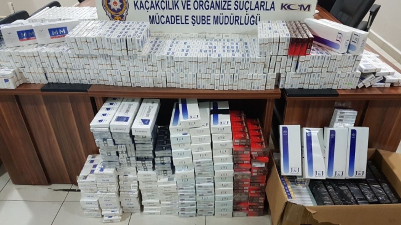 4.050 paket kaçak sigara ele geçirildi