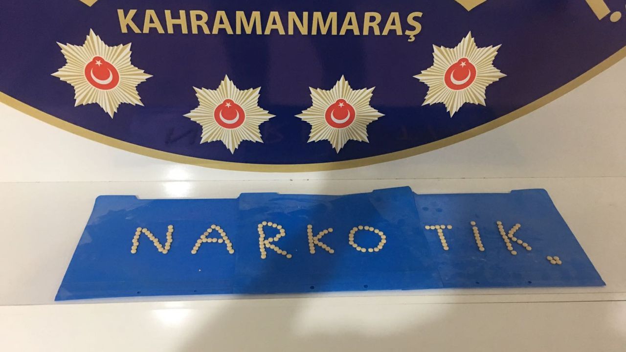 Kahramanmaraş'ta uyuşturucu operasyonu: 1 Gözaltı