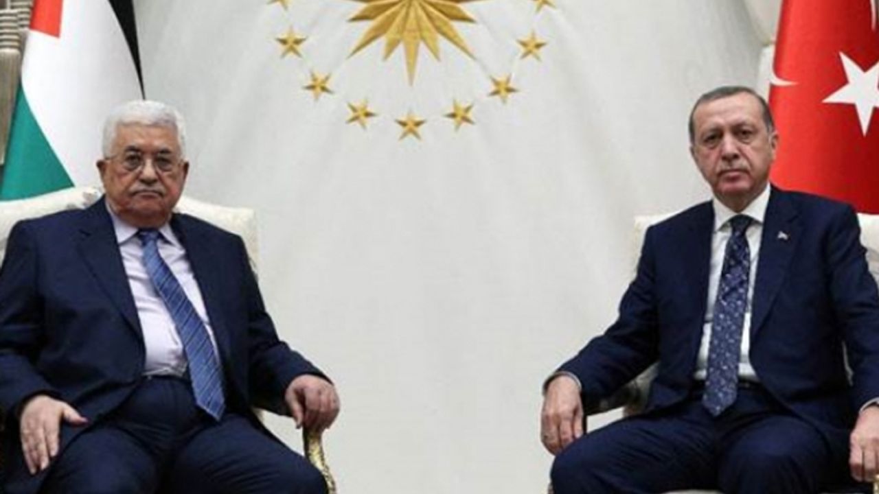 Cumhurbaşkanı Erdoğan ile Filistin Devlet Başkanı bir araya geldi
