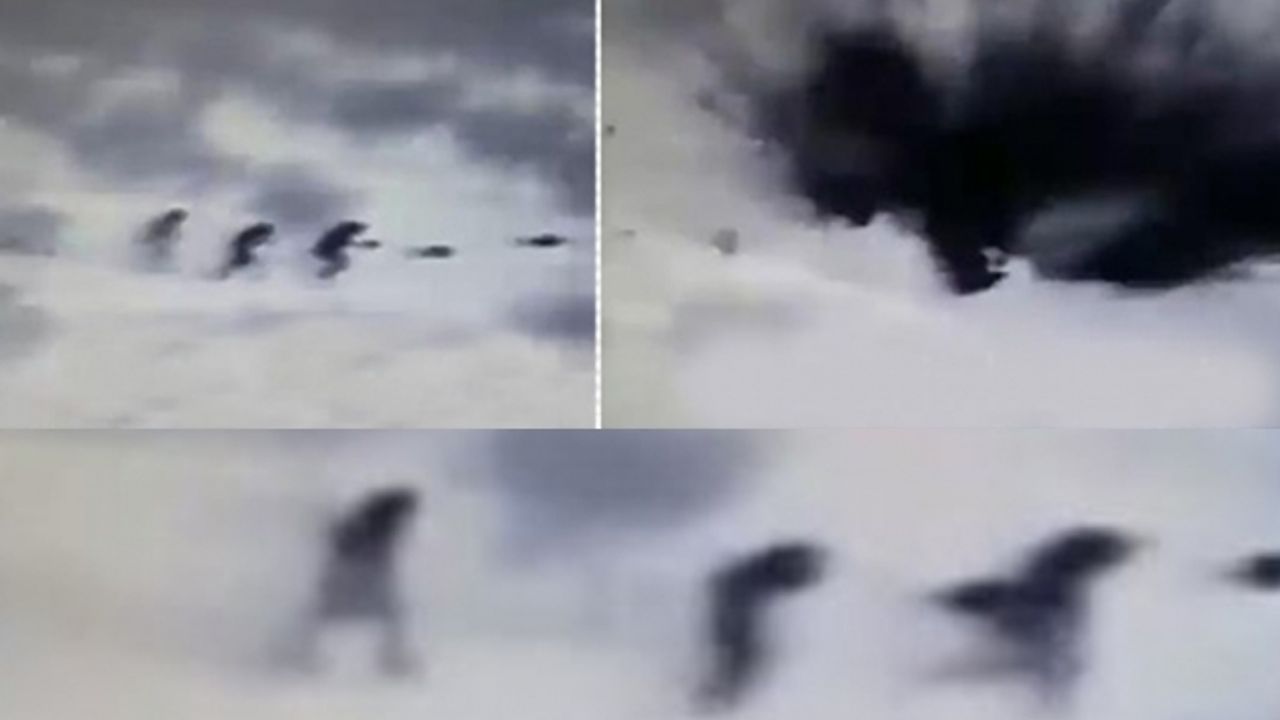 3 teröristin vurulma anı kamerada