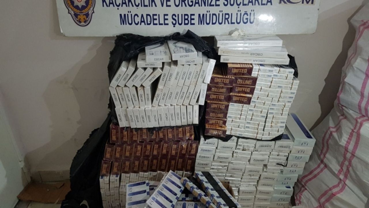 Gümrük kaçağı sigaraları il girişinde yakalattılar