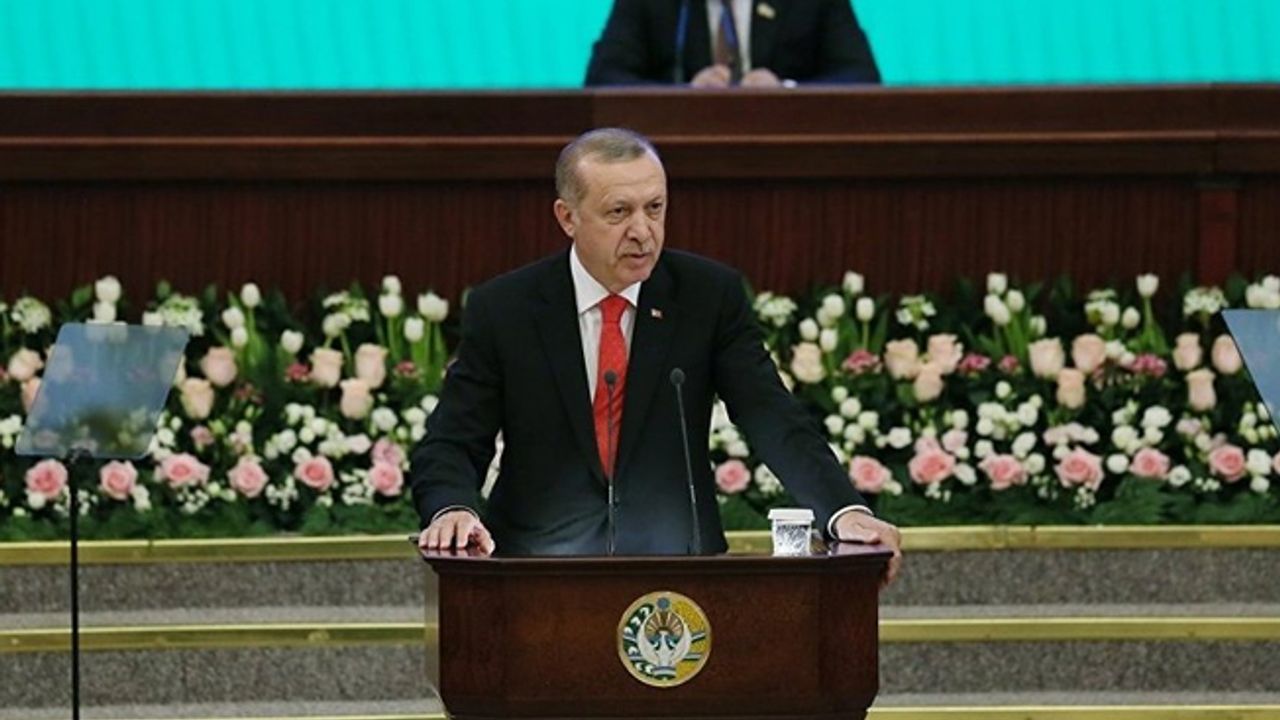 Cumhurbaşkanı Erdoğan Özbekistan Parlamentosu'na seslendi
