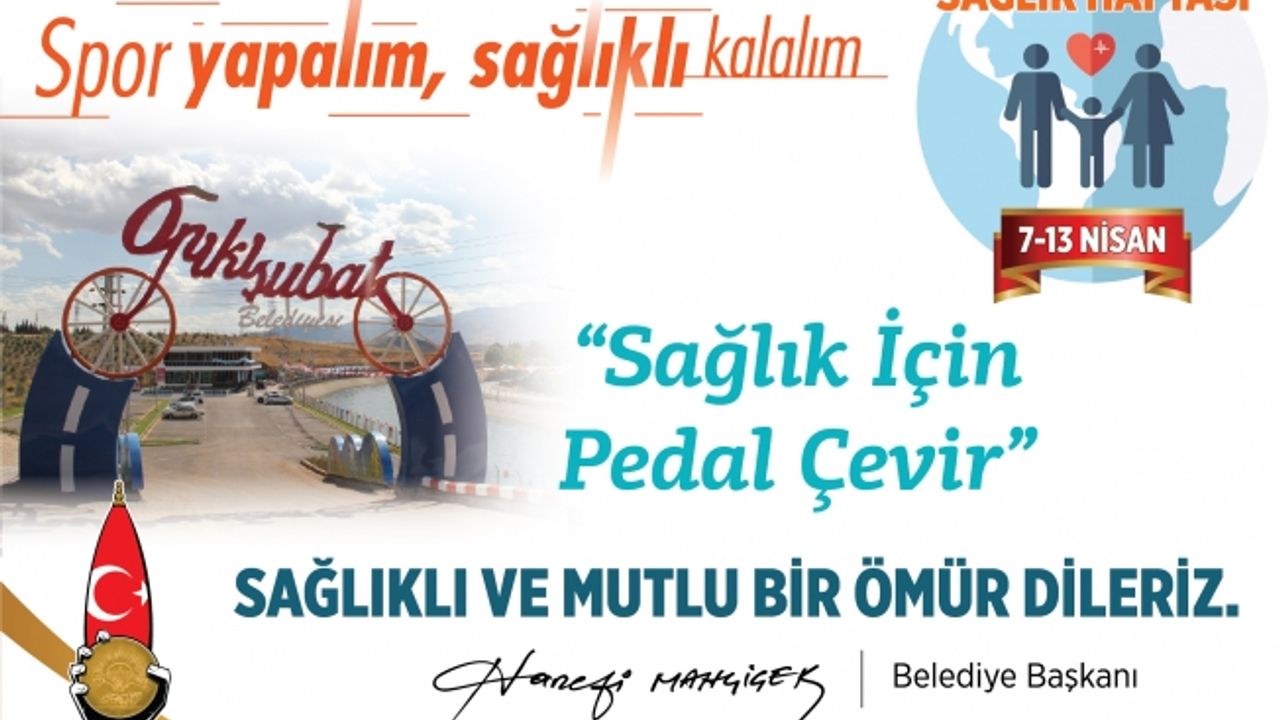 Hanefi Mahçiçek ‘’ Sağlık İçin Pedal Çevir’’