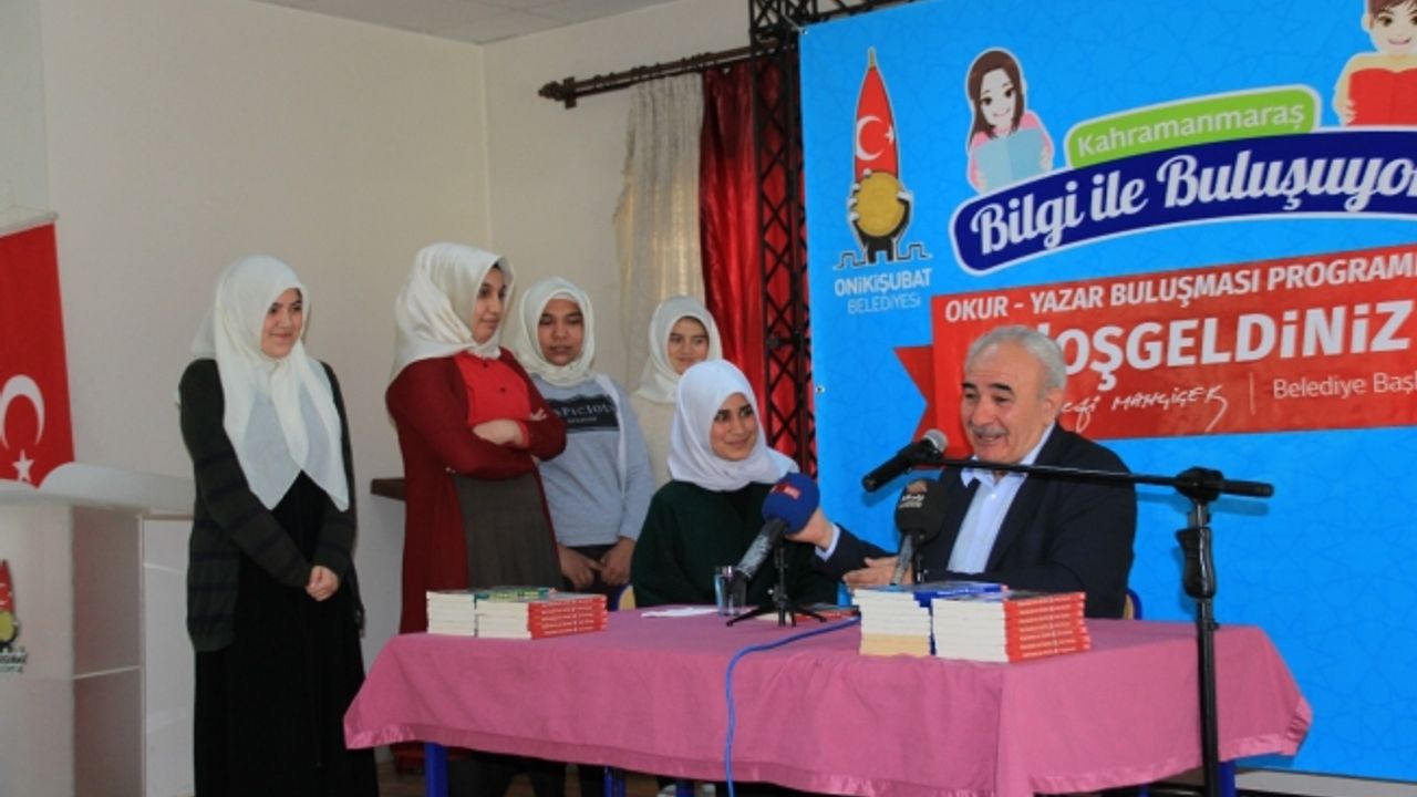 Onikişubat Belediyesi Yazarlarla Öğrencileri Buluşturmaya Devam Ediyor