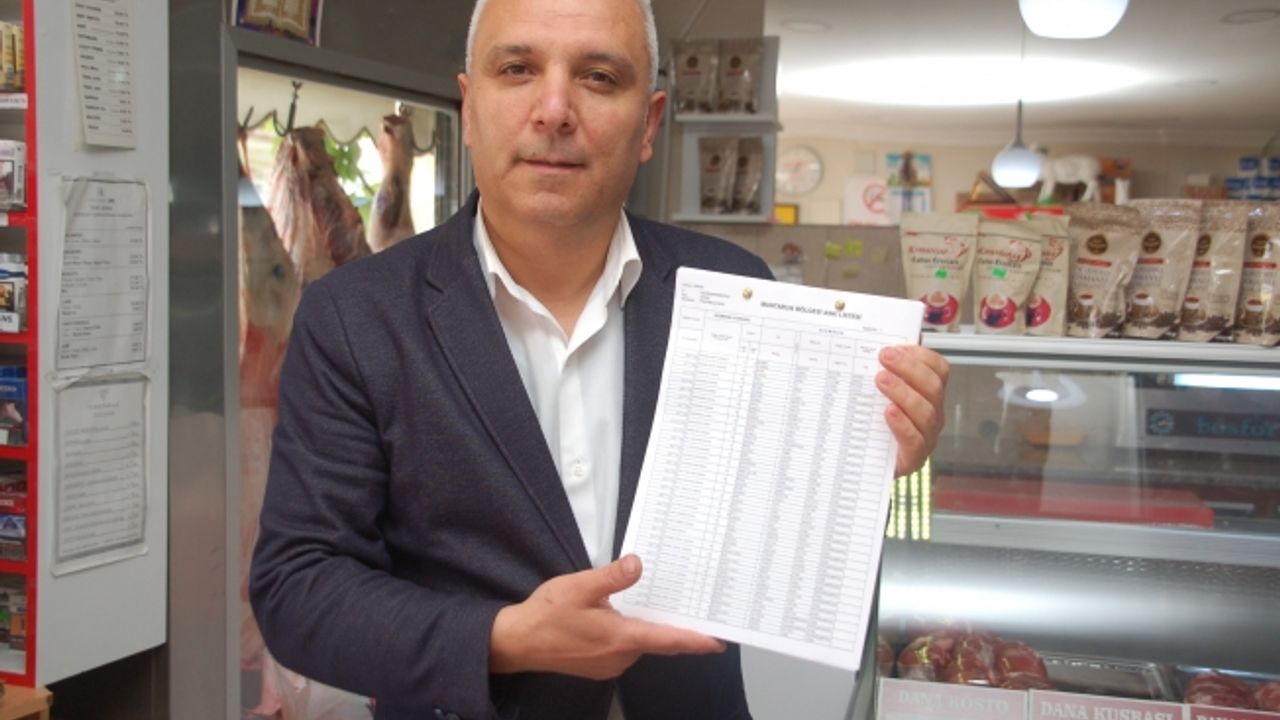 Afşin'de seçmen listeleri muhtarlıklarda askıya çıkarıldı