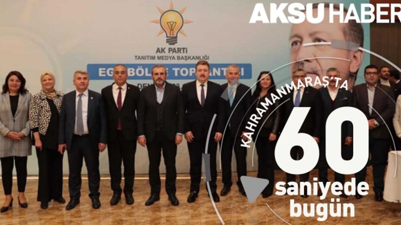 Kahramanmaraş'ta 60 Saniye'de Bugün [03 Kasım 2018]