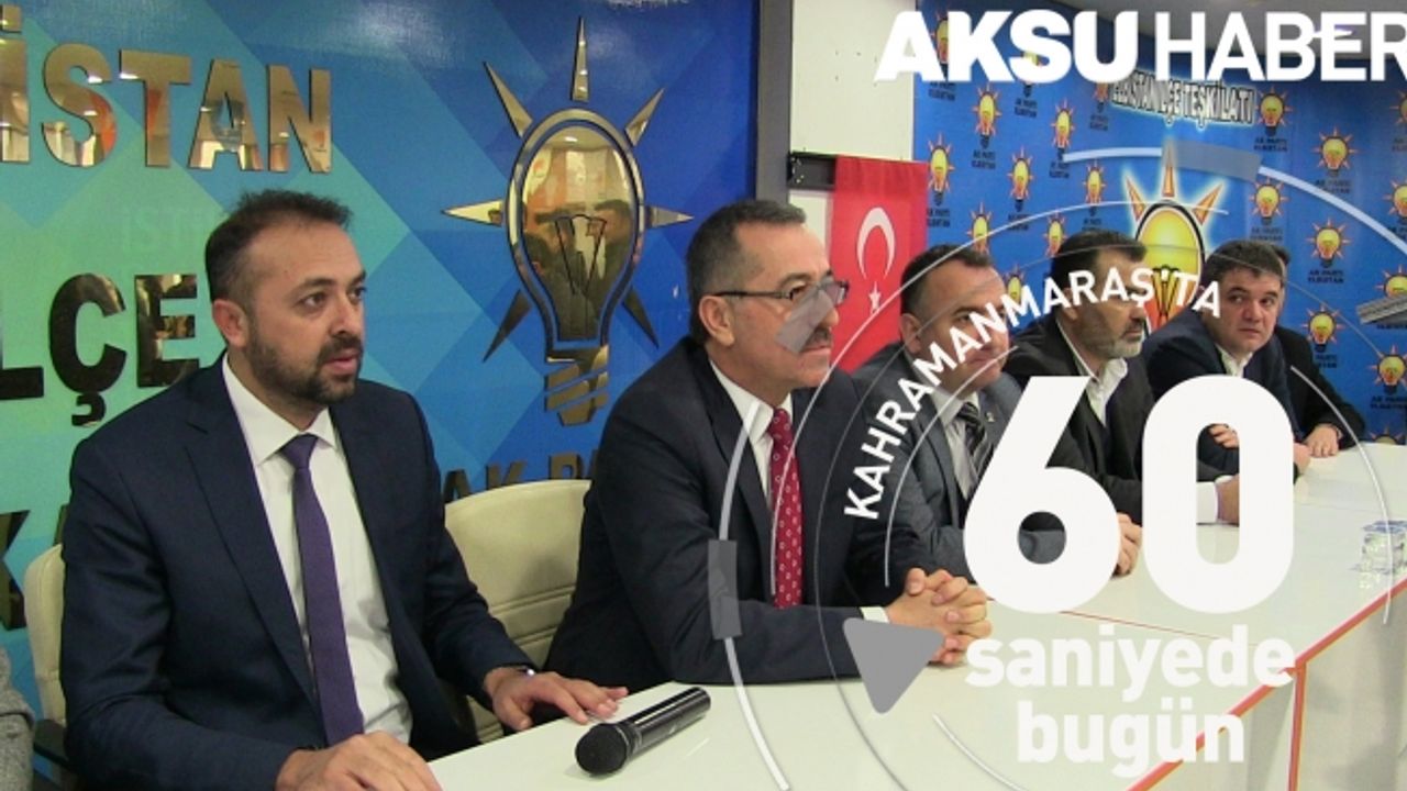 Kahramanmaraş'ta 60 Saniye'de Bugün [20 Aralık 2018]