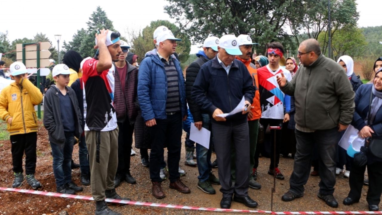Türk Polis Teşkilatı'nın 174. kuruluş yıl dönümünde oryantiring yarışması düzenlendi