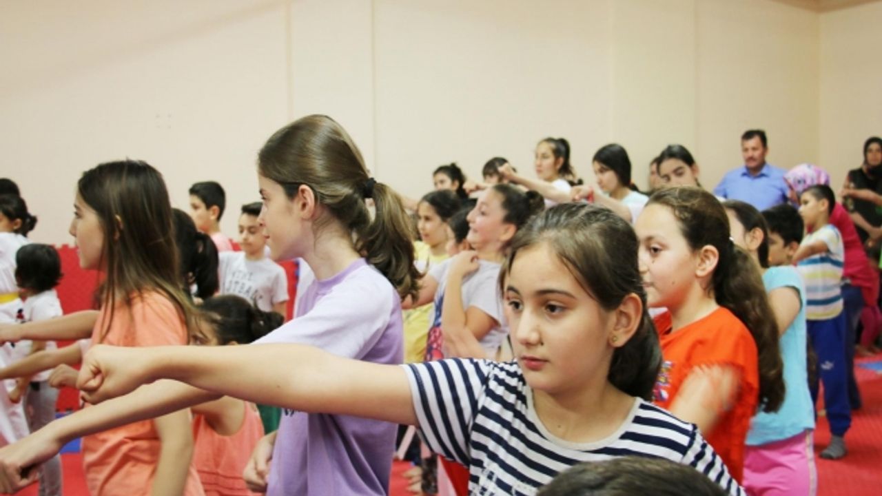 Yaz Spor Okulu “Taekwondo” Branşına Yoğun İlgi