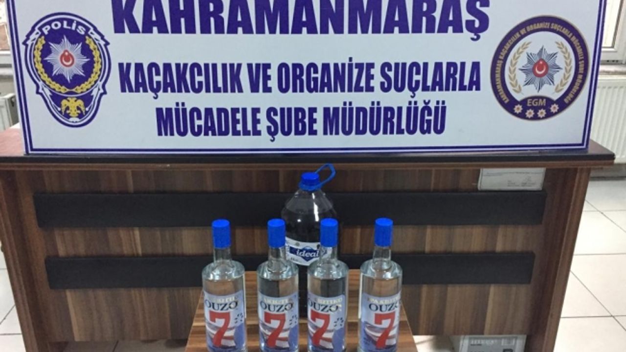 Kaçak İçki Ele Geçirdi. Sahte Rakı ve Viskilere El Konuldu