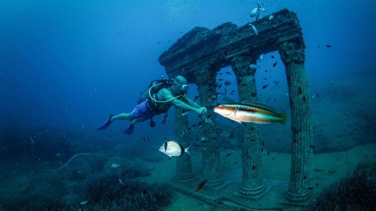 Side Sualtı Müzesi 50 bin ziyaretçi ağırladı