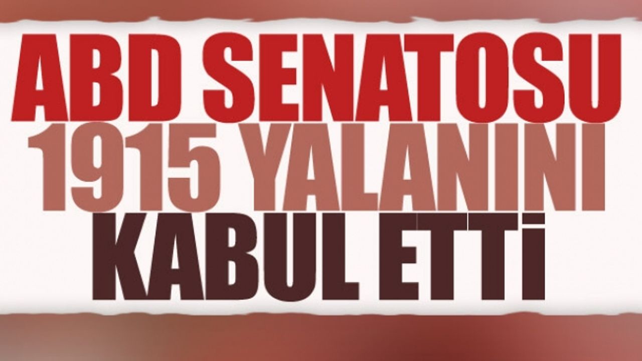 Ermeni soykırımı tasarısı ABD senatosunda kabul edildi