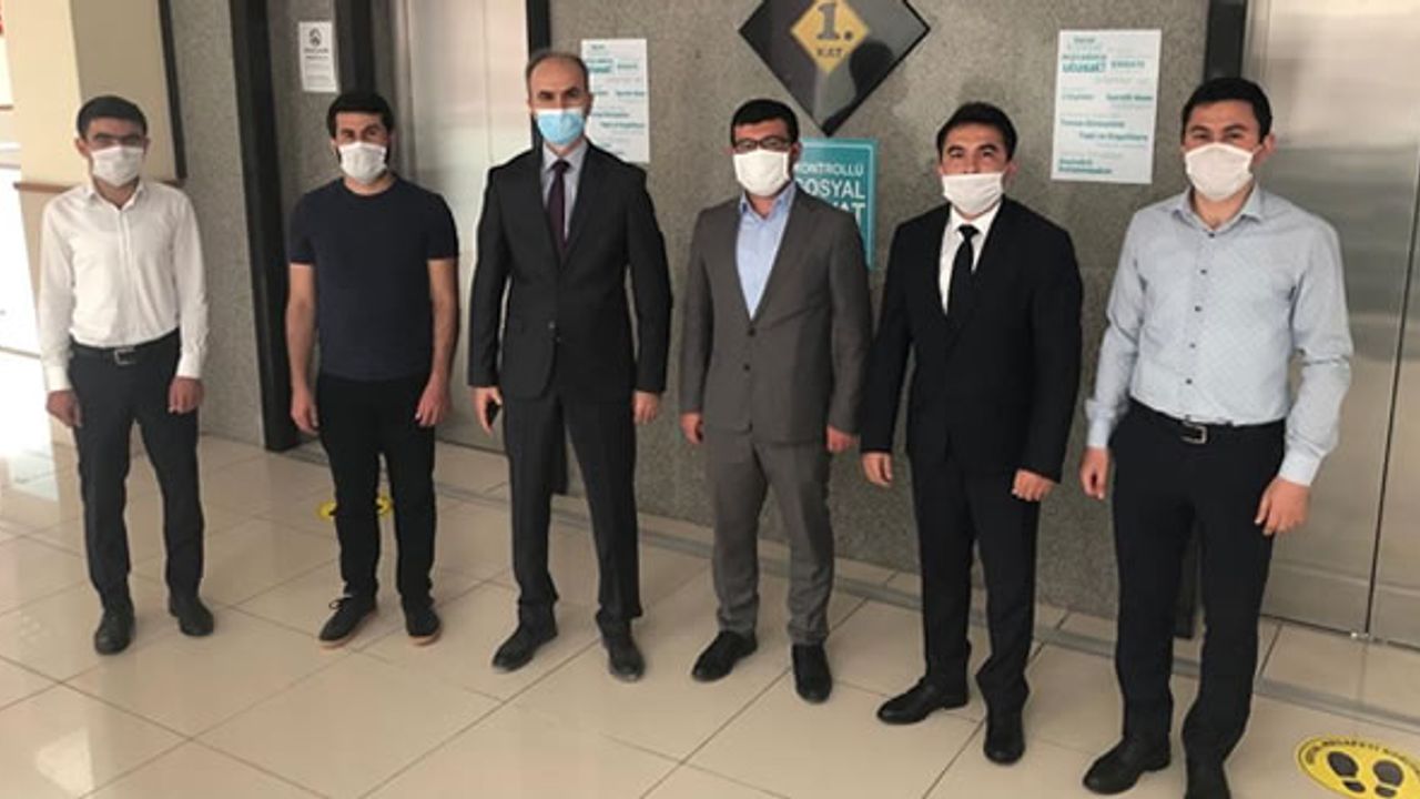 Kahramanmaraş Cumhuriyet Başsavcısı Yazıcı’ya veda ziyareti!