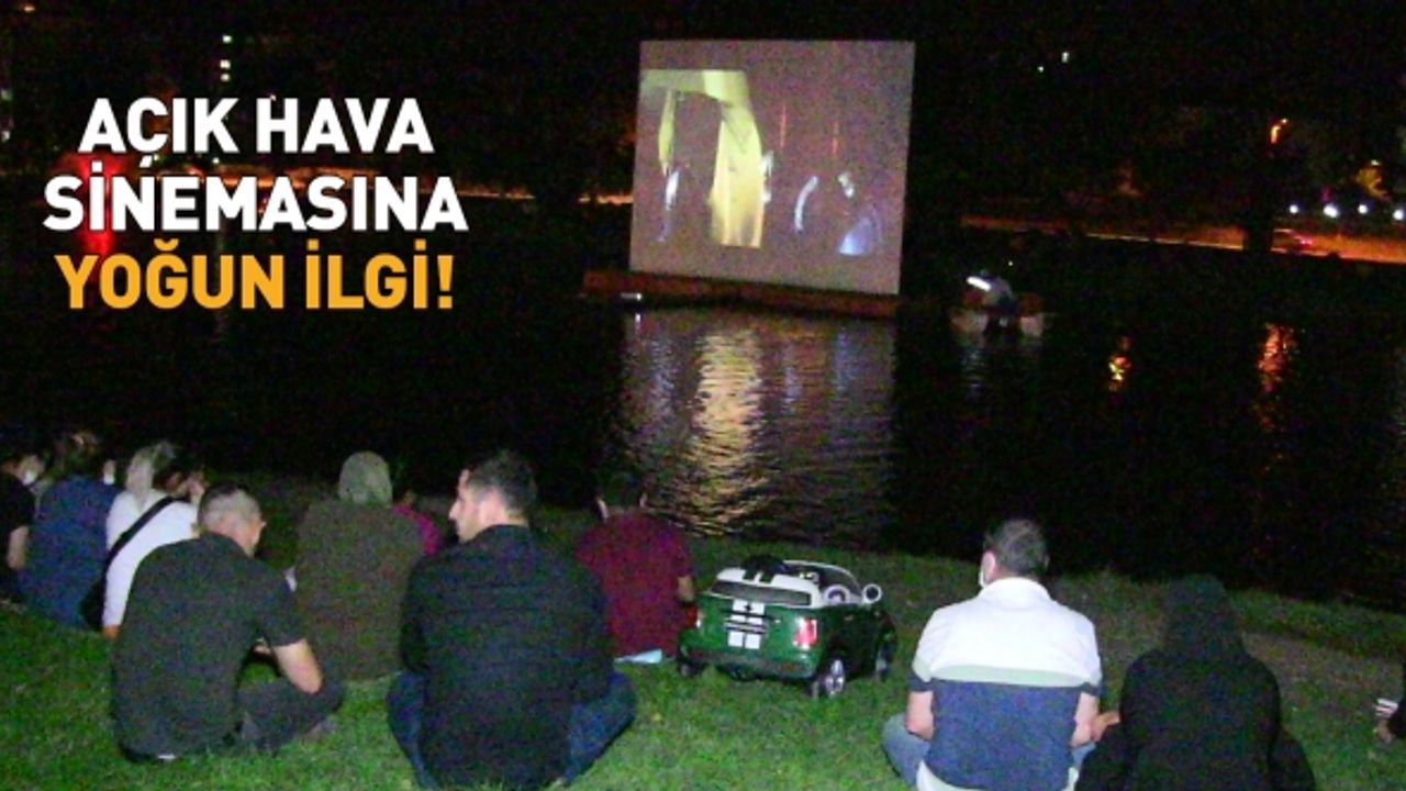 Elbistan Belediyesi’nin açık hava sinemasına büyük ilgi!