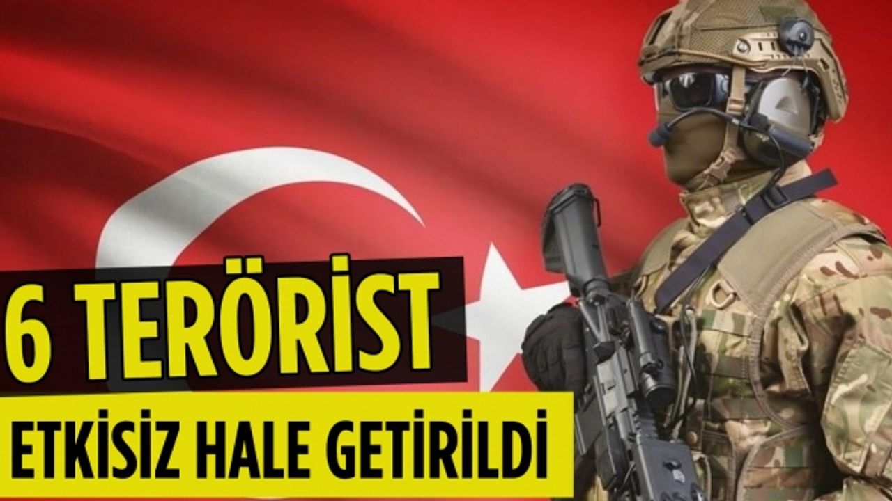 Fırat Kalkanı bölgesinde saldırı hazırlığındaki 6 terörist etkisiz hale getirildi