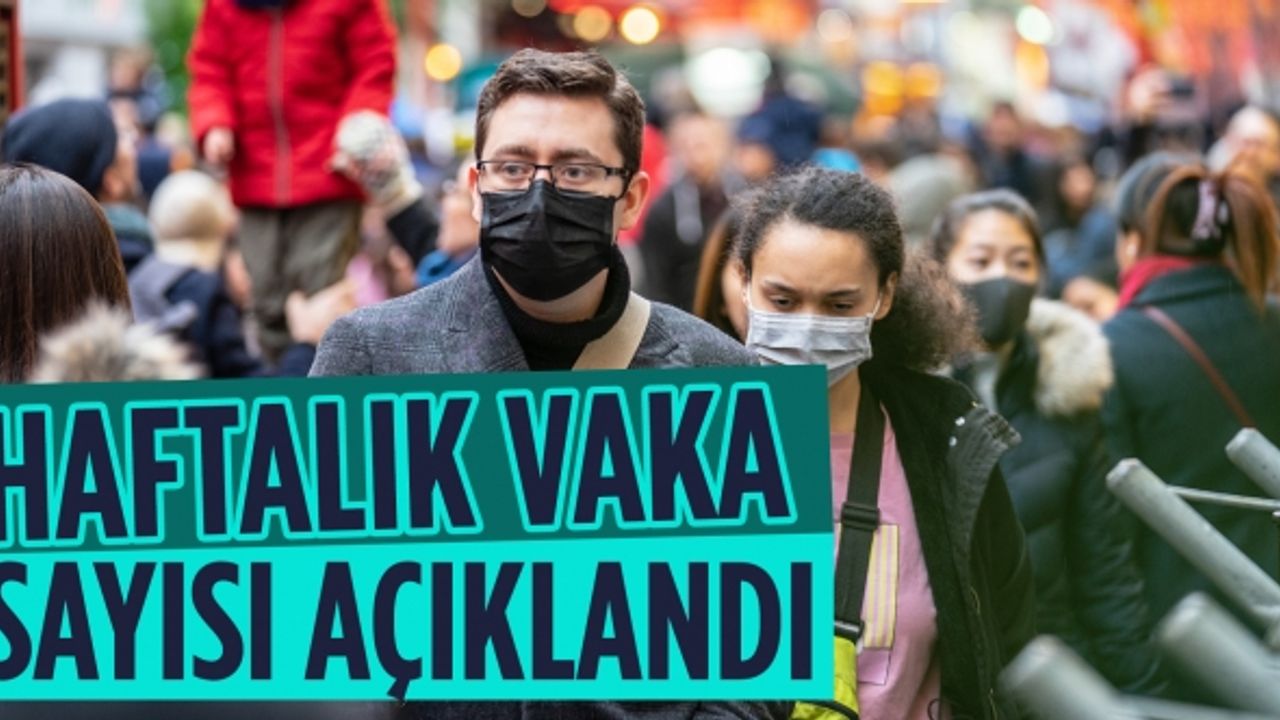 Haftalık vaka haritası açıkland! Kahramanmaraş'ta son durum