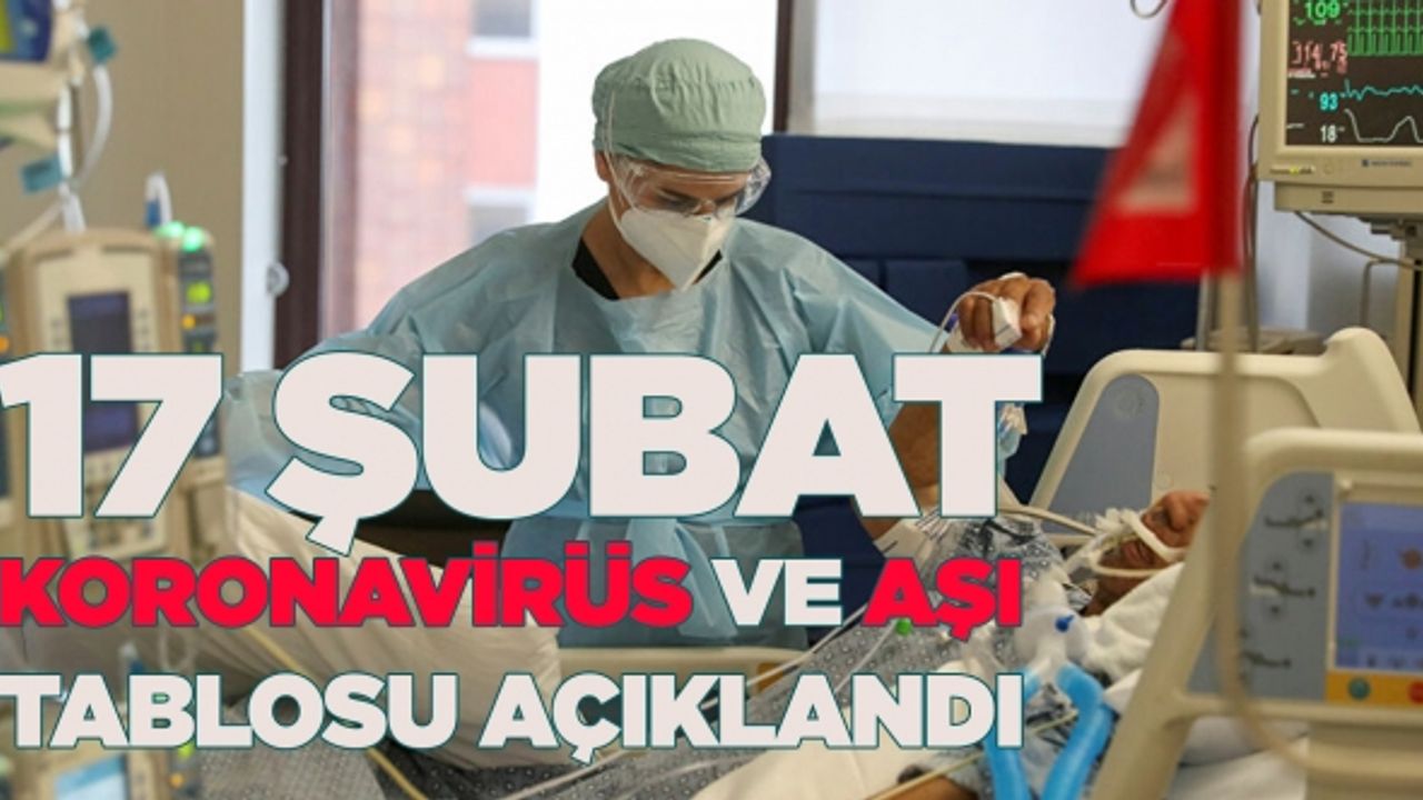 17 Şubat koronavirüs tablosu açıklandı