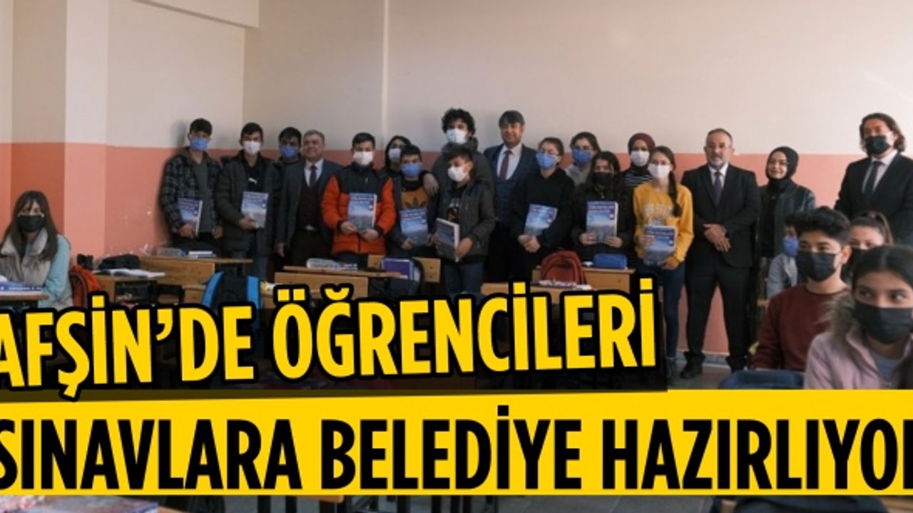 Afşin Belediyesinden LGS ve TYT’ye hazırlanan öğrencilere kitap desteği!