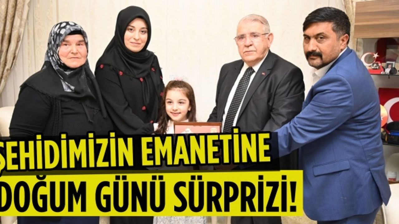 Başkan Mahçiçek’ten ‘Nazlı’ya anlamlı doğum günü sürprizi
