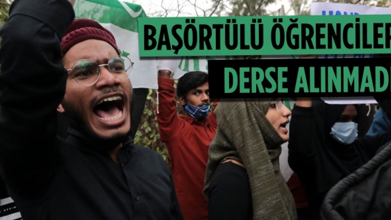 Başörtülü öğrenciler derse alınmadı