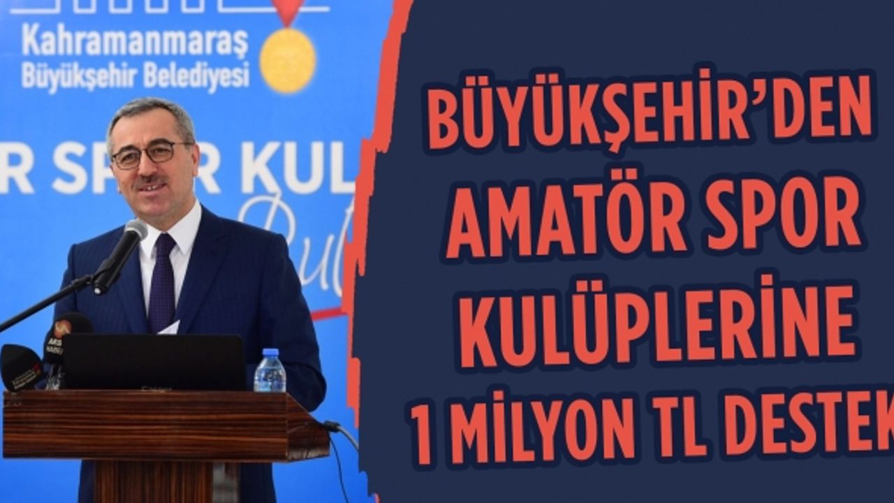 Büyükşehir’den Amatör Spor Kulüplerine 1 Milyon TL Destek