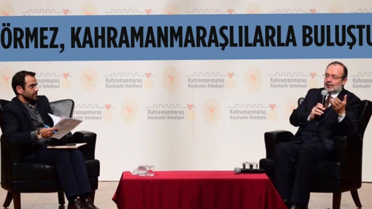 Eski Diyanet İşleri Başkanı Mehmet Görmez, Kahramanmaraşlılarla buluştu