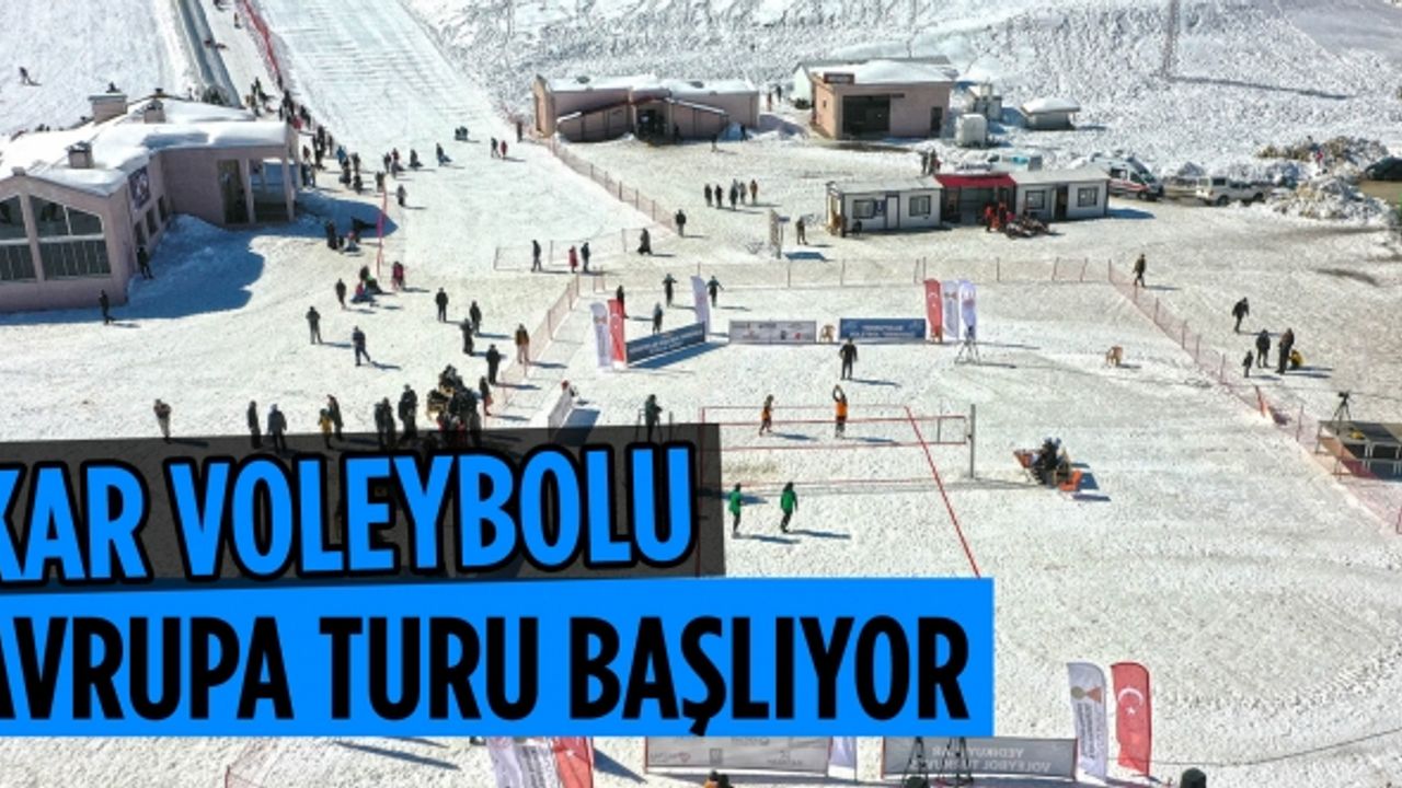 Kar Voleybolu Avrupa Turu Başlıyor