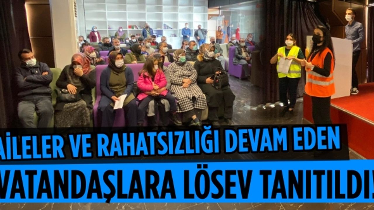 LÖSEV, Kahramanmaraşlı gönüllüler ve hastalar ile bir araya geldi.